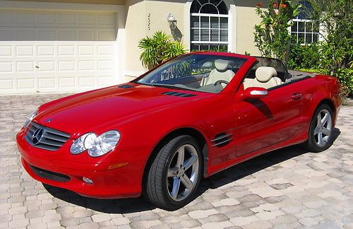 2004 mercedes-benz sl500 base convertible 2-door 5.0l