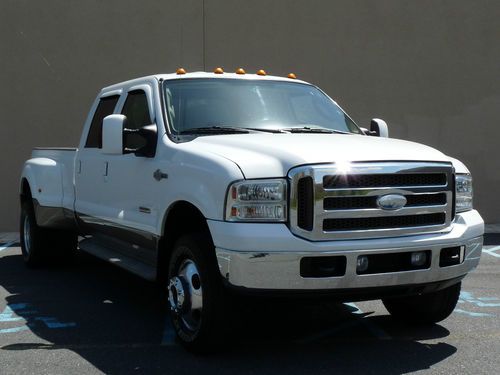 ~~05~ford~f-350~dually~diesel~king~ranch~4x4~6.0l~auto~nice~no reserve~~