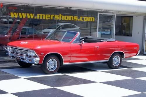 '66 malibu convertible - #'s match - free usa shipping