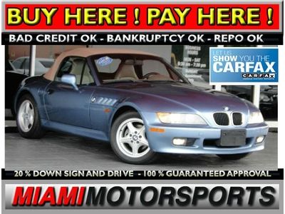 We finance '97 bmw z3 convertible manual low miles abs pwr steering alloy wheels