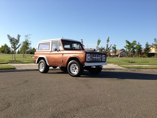 1971 70 72 ford bronco sport 302 v8 3 speed 4x4 original! great buy no reserve!