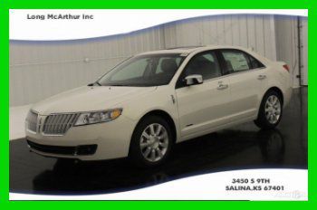 12 mkz hybrid! sunroof! sync! heated/cooled leather! we finance! msrp $37,425