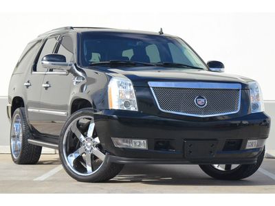 2007 escalade awd loaded navigation s/roof tv/dvd htd seats chrm whls $499 ship