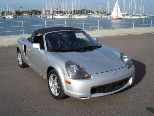 Must sell! cruise cool in your 2002 toyota mr2 spyder convertible!