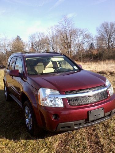 Very nice 08 chevy equinox 57k v6 auto all wheel dr leather factory xm radio