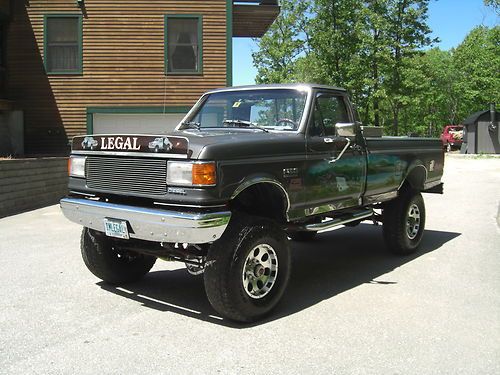 1987 ford f-350 6.9l diesel 5 speed 4x4 immaculate show truck dump bed lifted