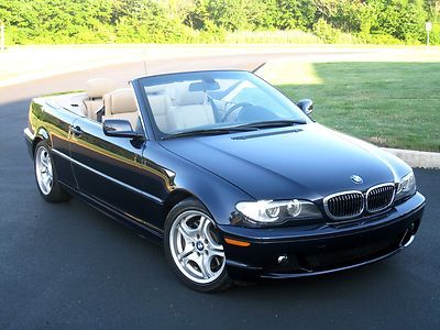 2004 bmw 330ci convertible sport pkg. coupe - low miles - clean carfax!!!