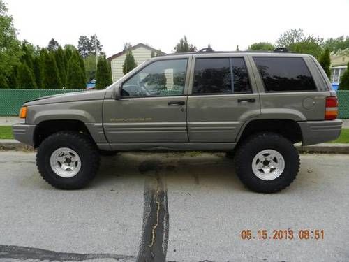 1997 jeep grand cherokee  limited lifted v8