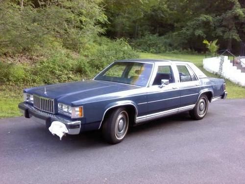 &gt;look&lt; 1986 mercury grand marquis 57k! all power options!! garage kept!