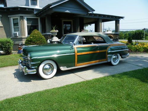 1949 chrysler  new yorker town and country woody convertible