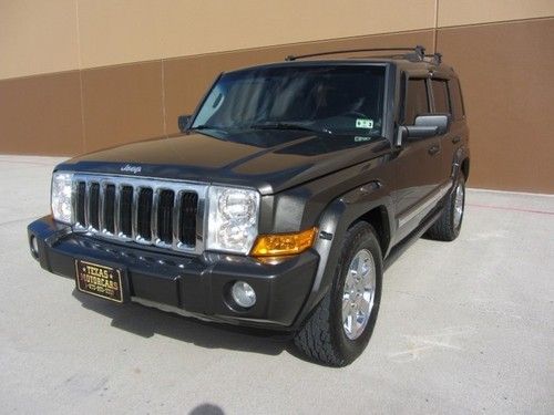 2006 jeep commander~limited~hemi~3rd seat~htd lea~roof~86k miles