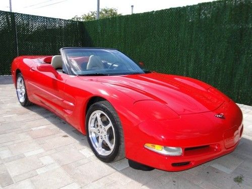 04 chevy vette convertible automatic 5.7l v8 power clean florida driven loaded