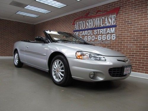 2002 chrysler sebring convertible lxi leather only 2800 miles