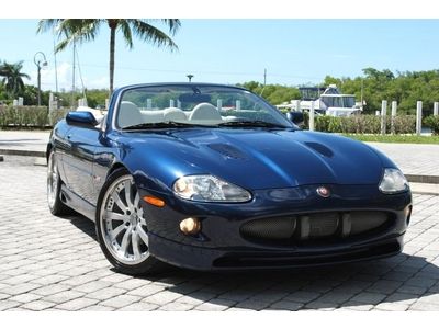 2000 jaguar xk-series xkr convertible supercharged 4.0l v8 auto sapphire blue