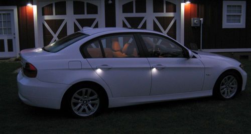 Sell Used 2006 Bmw 325i Alpine White Tan Leather E90 In
