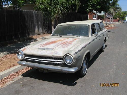 1964 dodge dart 270 wagon rust free california  car