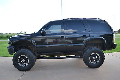 Sell Used Lifted Black 2000 Chevy Tahoe Lt 4x4 In Garber Oklahoma
