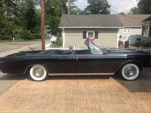 1966 lincoln continental convertible -- suicide doors