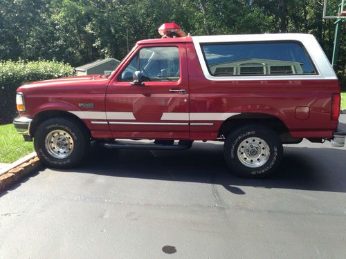 1996 ford bronco xlt sport sport utility 2-door 5.8l