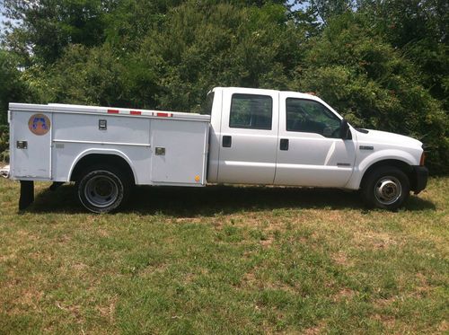 Texas rust free 07 ford f-350 utility bed crew cab dually diesel very low miles