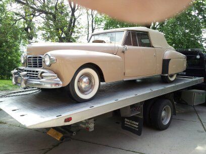 1946 lincoln continental convertable runs &amp; drives