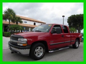 99 red 5.3l v8 3-door extended cab truck *alloy wheels *tow behind hitch *fl