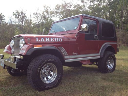 1986 jeep cj7 laredo sport utility 2-door 4.2l frame off restoration like new cj