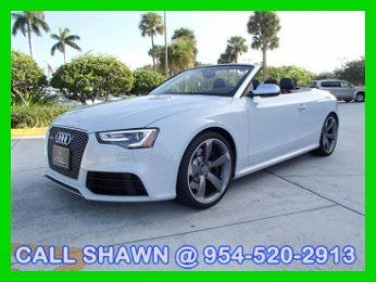 2014 used rare rs 5 convertible, msrp was $89445, export ok, save $$$, l@@k !!!