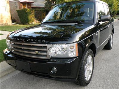 2006 range rover hse,1 owner! black,premium pack,cln car fax,low miles,low resv!