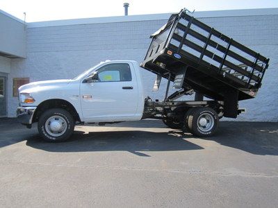 Dodge reg cab tilt rack body, auto, 4x4 5.4litre dual whls hd snow plow prep pkg