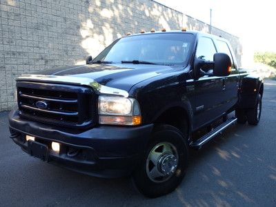 Ford f-350 crew cab dually 6.0 diesel 4x4 sunroof leather navigation no reserve