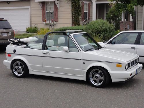 1992 volkswagen cabriolet wolfsburg edition