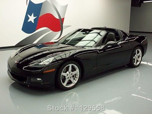 2005 chevy corvette auto nav htd leather blk on blk 18k texas direct auto