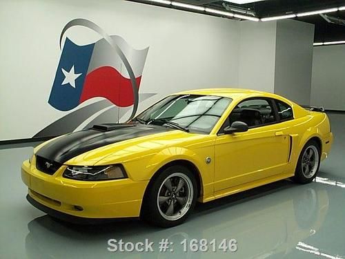 2004 ford mustang mach 1 5speed leather shaker hood 70k texas direct auto