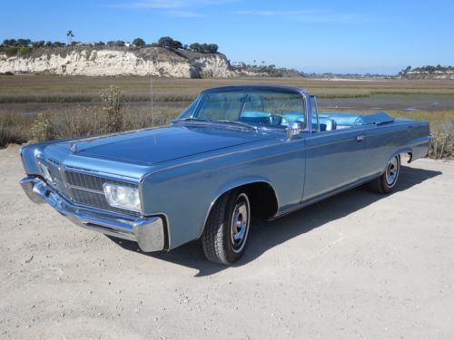 1965 chrysler imperial convertible restored to very high standards 9.8 / 10