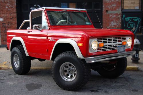 1971 ford bronco. turnkey, body-off restored, serviced &amp;ready to go! runs strong