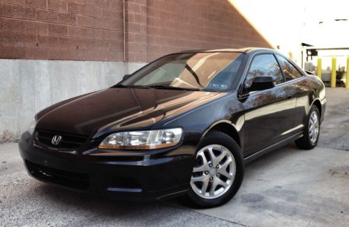 2002 honda accord ex coupe 2 leather 3.0l v6 automatic low miles super clean