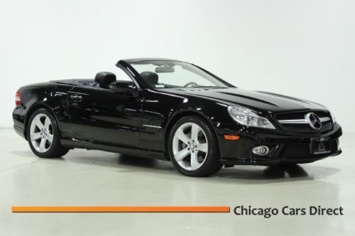 09 sl500 roadster premium navigation full leather keyless go ac seats one owner