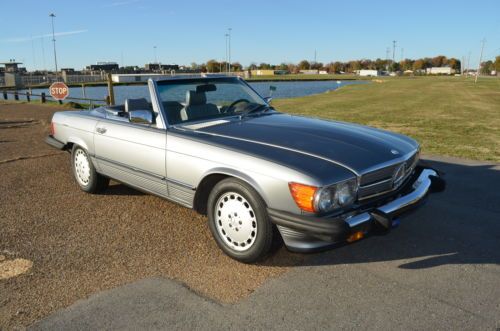 1988 mercedes 560sl 50k original mile survivor both tops