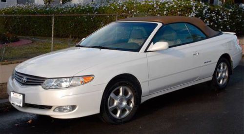 Sell used 2002 Toyota Solara SLE Convertible 2-Door 3.0L ...