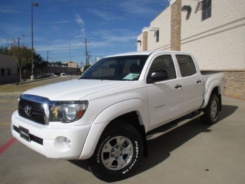 2011 tacoma  doublecab trd 4x4 leather towing package 1-owner!
