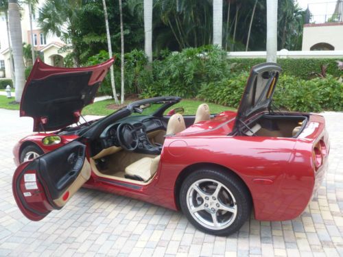 Corvette convertible 6 speed palm beach car no reserve
