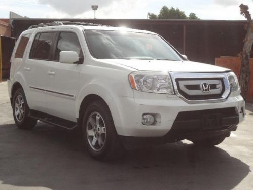 2011 honda pilot touring 4wd damaged salvage runs! loaded priced to sell l@@k!!