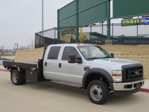 2008 f-550  11 foot flat bed texas own ,accident free and fully serviced