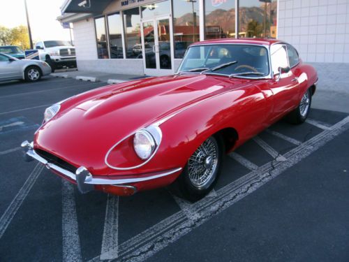 1969 jaguar e-type coupe ser ii, leather, air and low miles