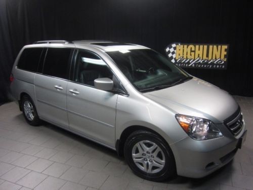 2006 honda odyssey ex-l, dvd system, heated leather, moonroof, 1 owner