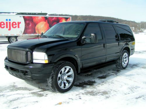 2000 ford excursion limited executive limo satellite by kvh direct tv