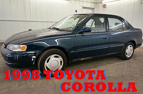 1998 toyota corolla le one owner gas saver runs great sporty lots of fun wow !!!