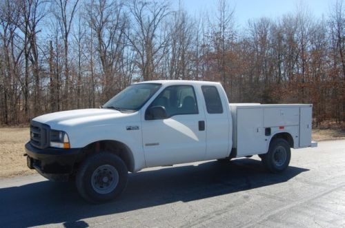 4x4 diesel service utility bed powerstroke updated mechanic xcab