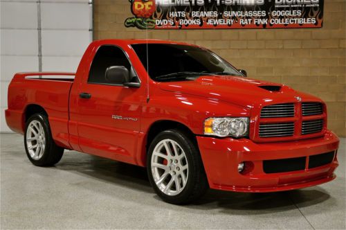 2005 dodge ram srt10 viper truck - 5975 original miles - showroom mint condition